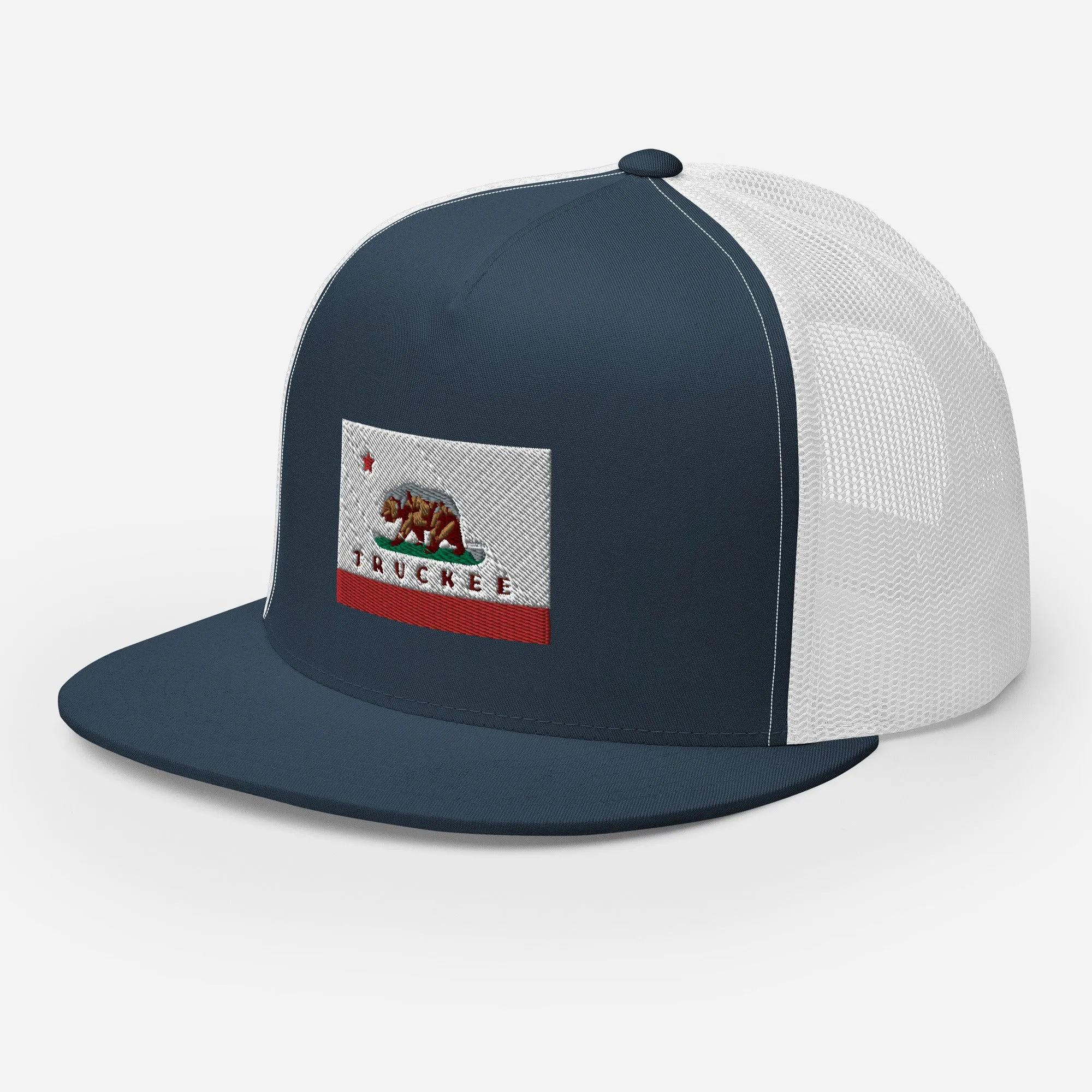 CA Flag Truckee Trucker Cap
