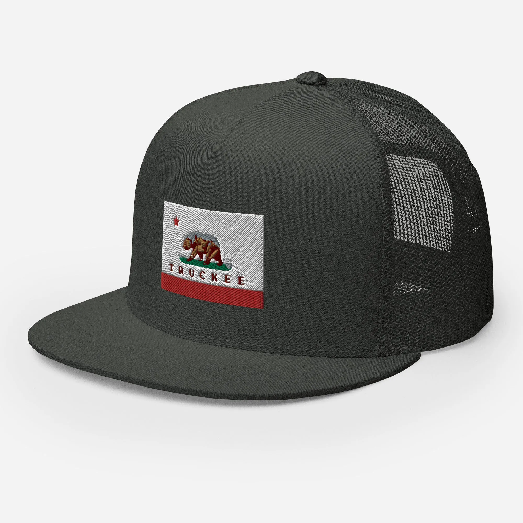 CA Flag Truckee Trucker Cap