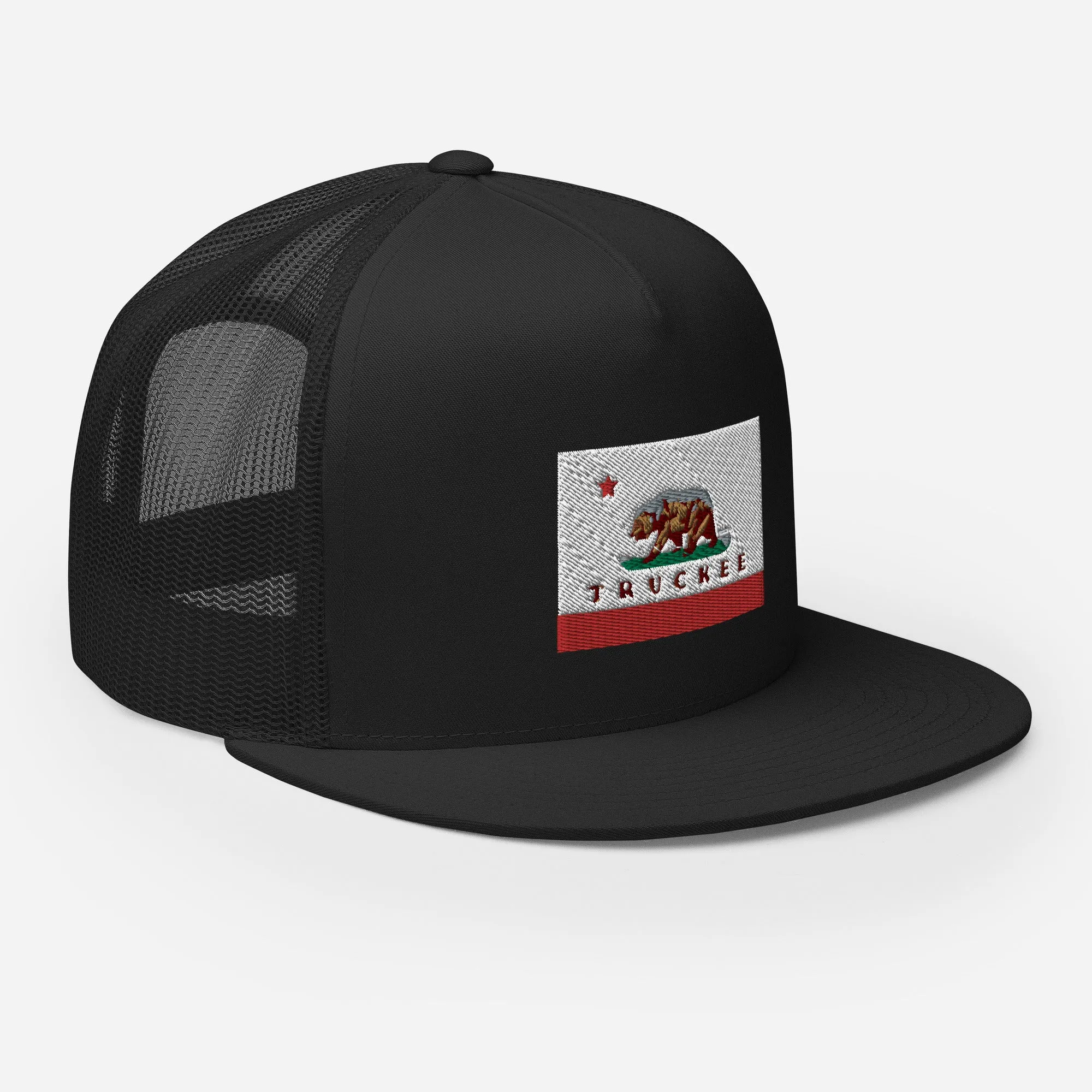 CA Flag Truckee Trucker Cap