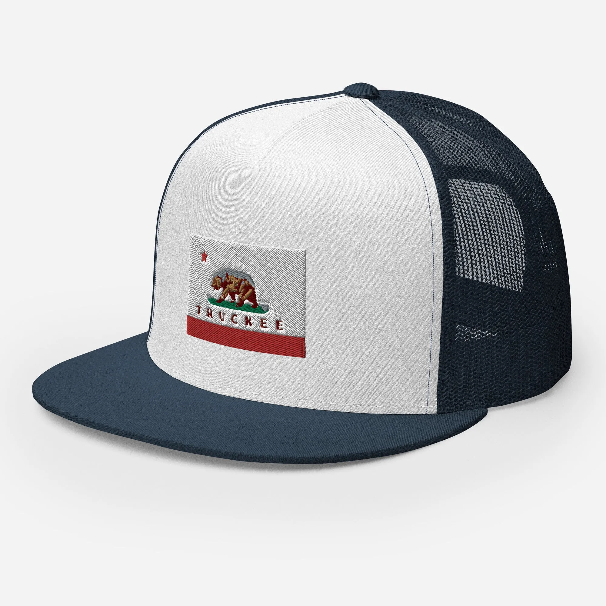 CA Flag Truckee Trucker Cap