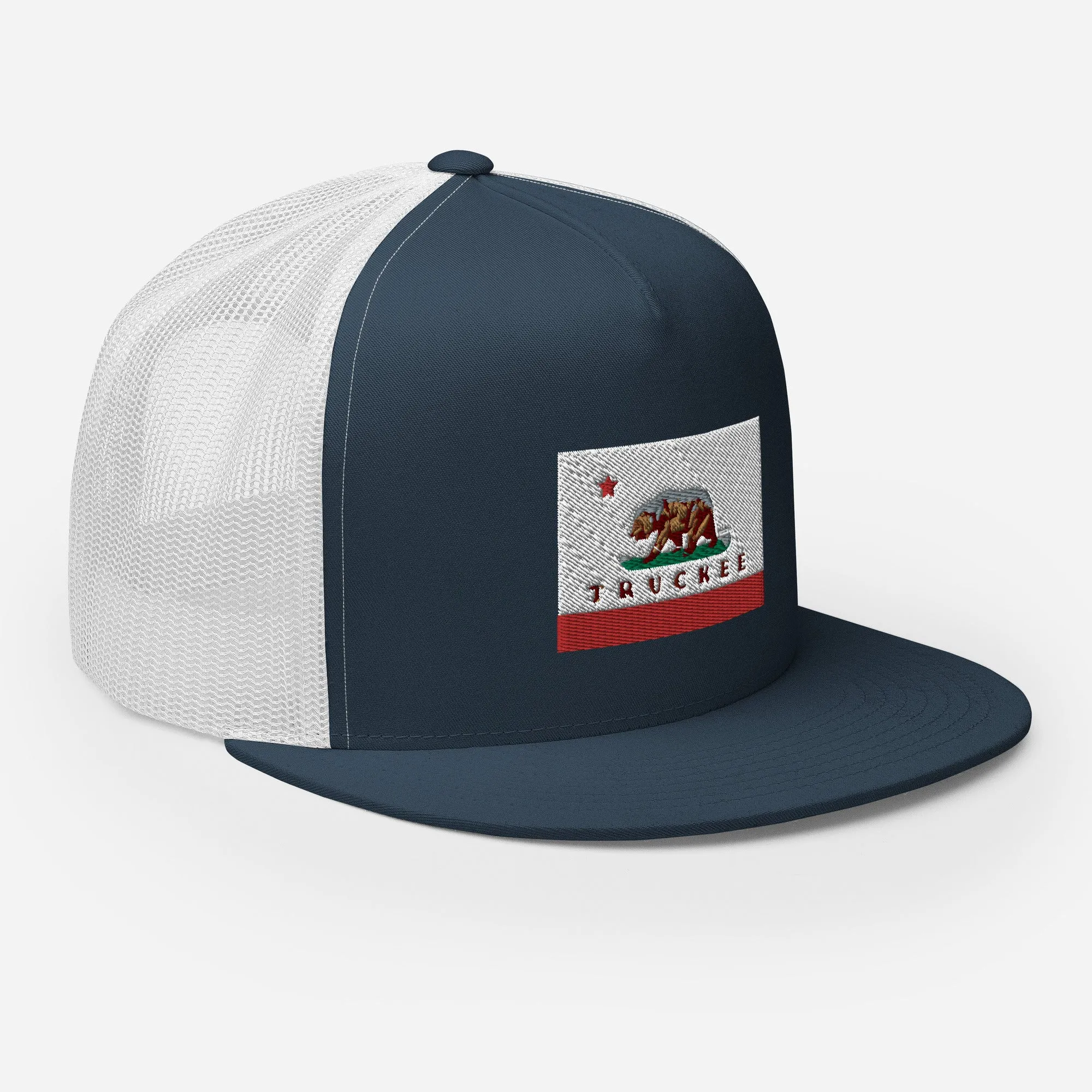 CA Flag Truckee Trucker Cap