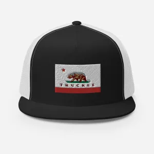 CA Flag Truckee Trucker Cap