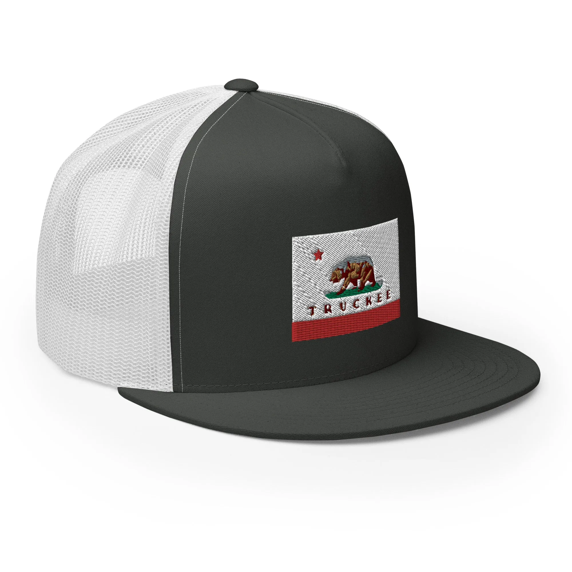 CA Flag Truckee Trucker Cap