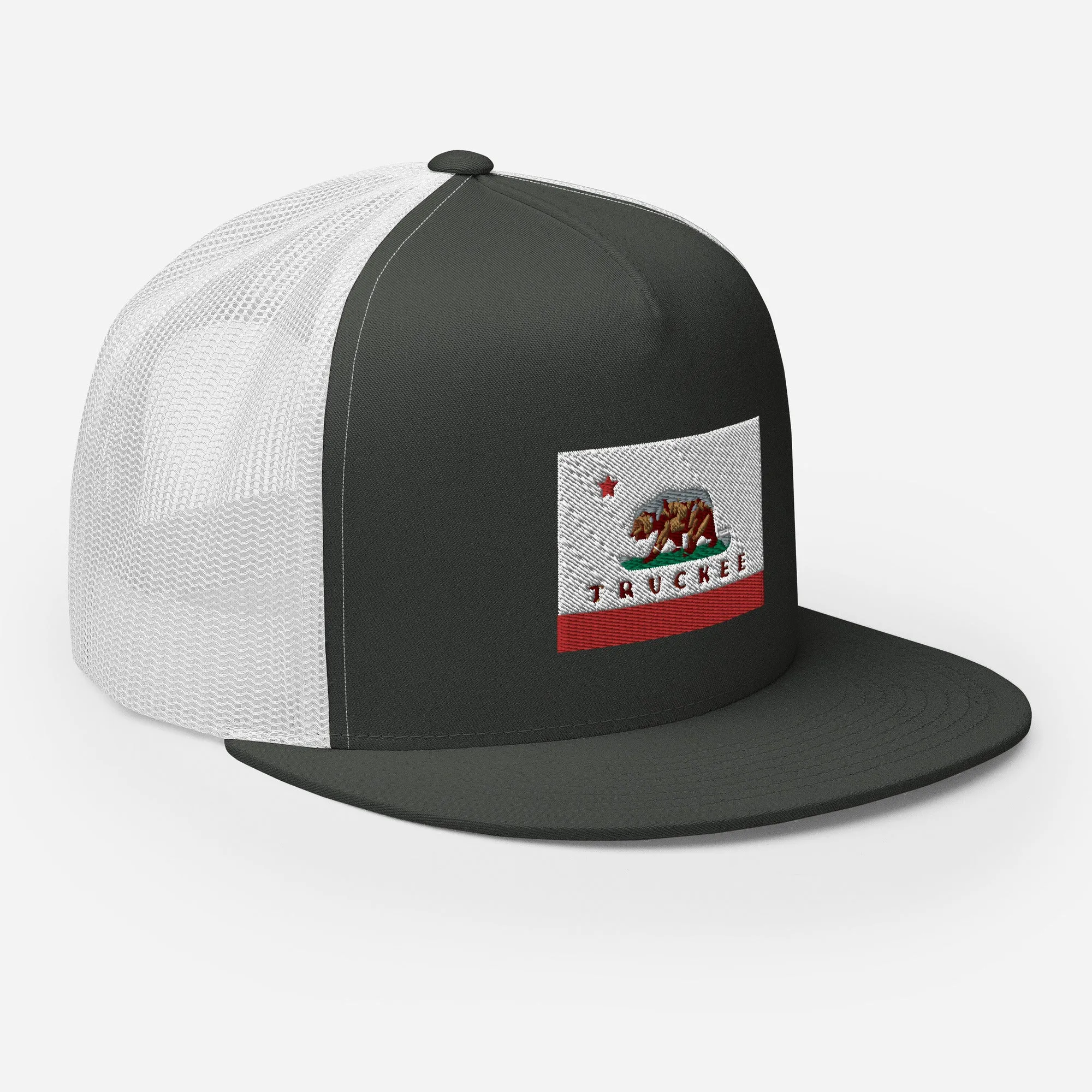 CA Flag Truckee Trucker Cap