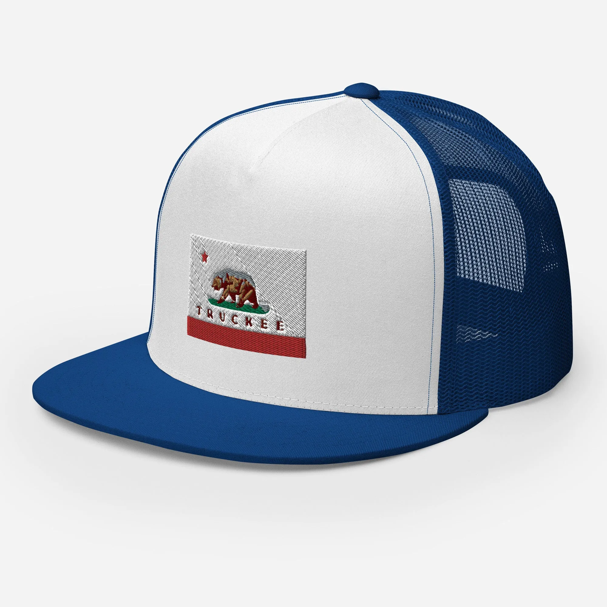CA Flag Truckee Trucker Cap
