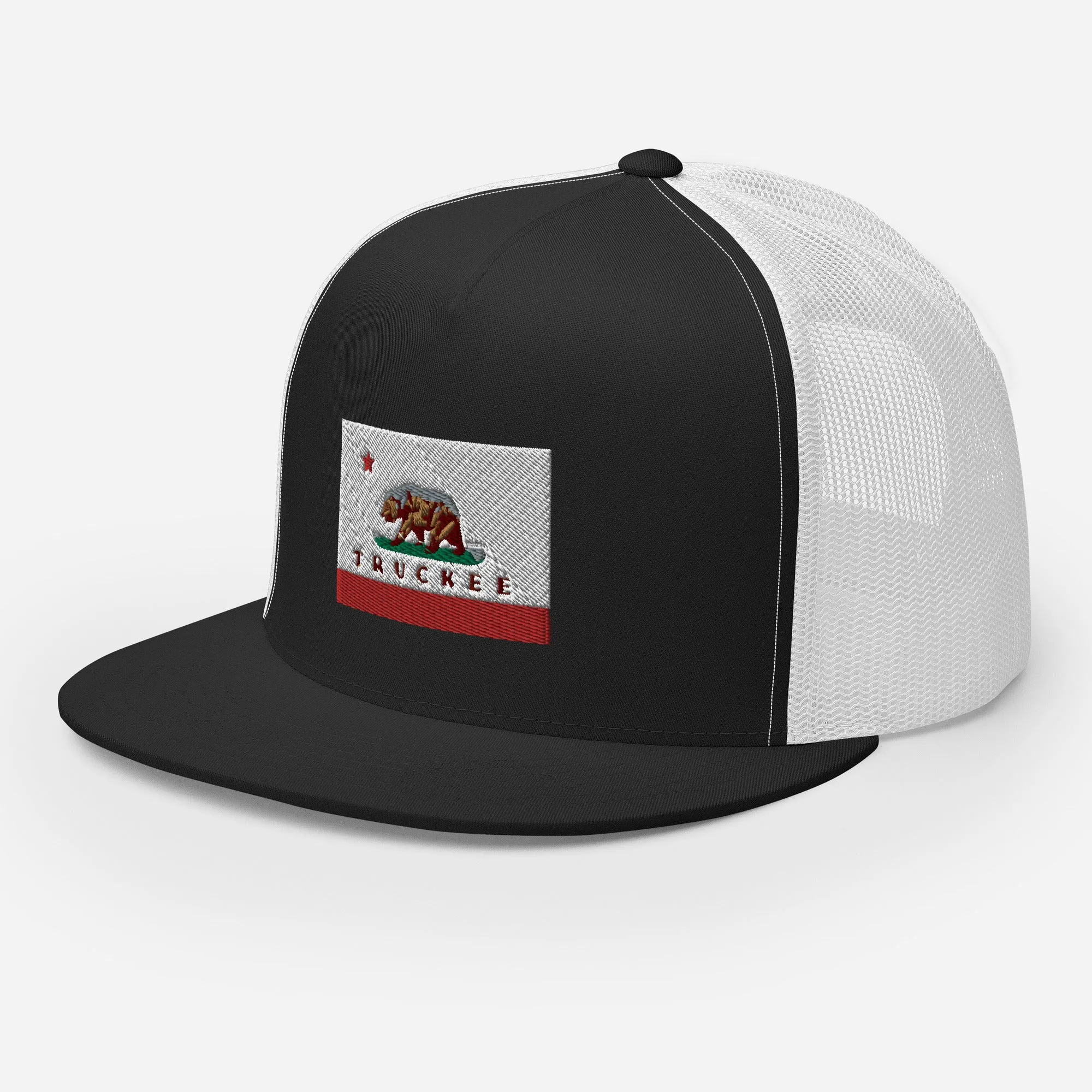 CA Flag Truckee Trucker Cap