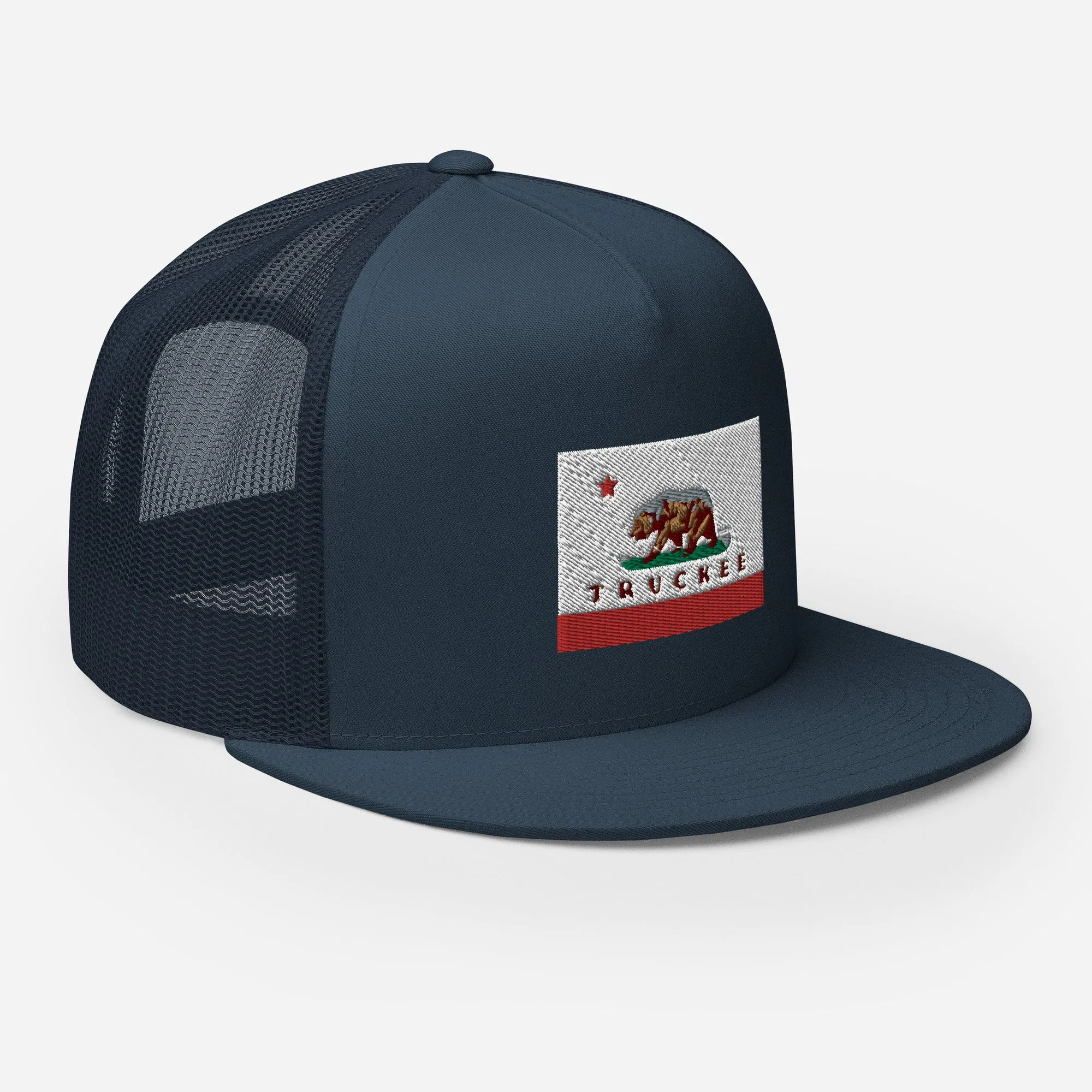 CA Flag Truckee Trucker Cap