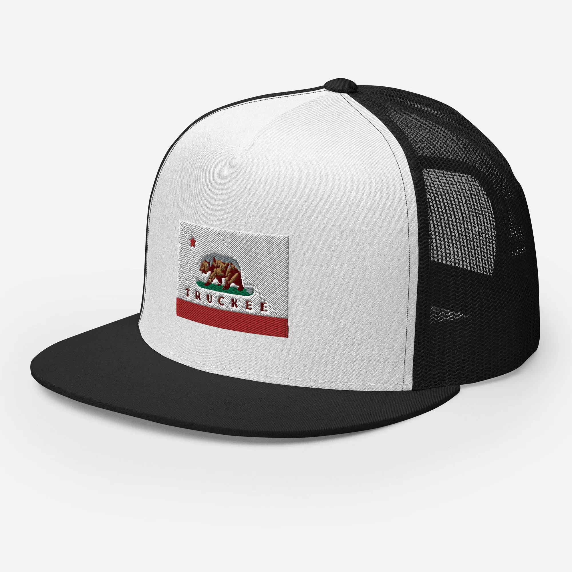 CA Flag Truckee Trucker Cap