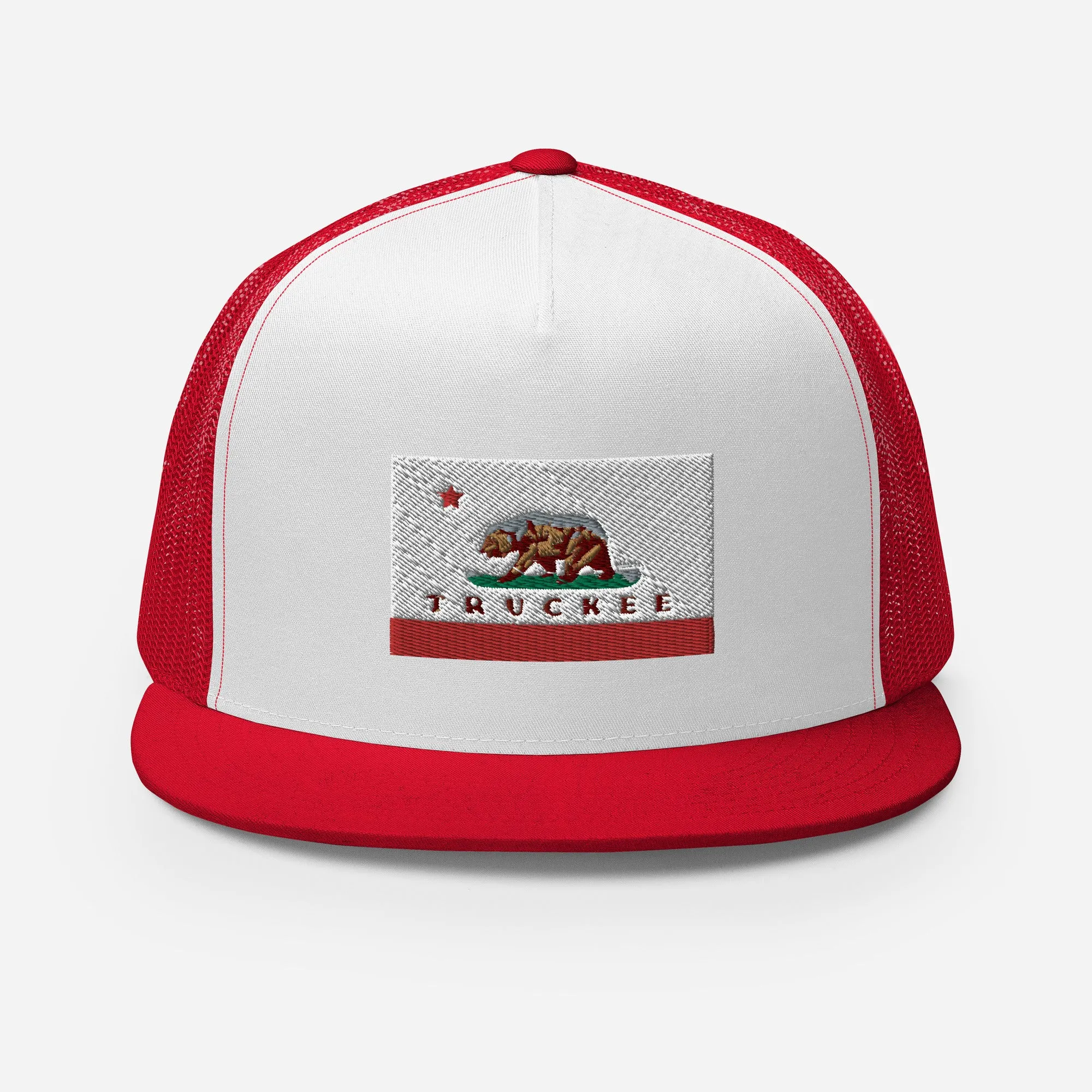 CA Flag Truckee Trucker Cap