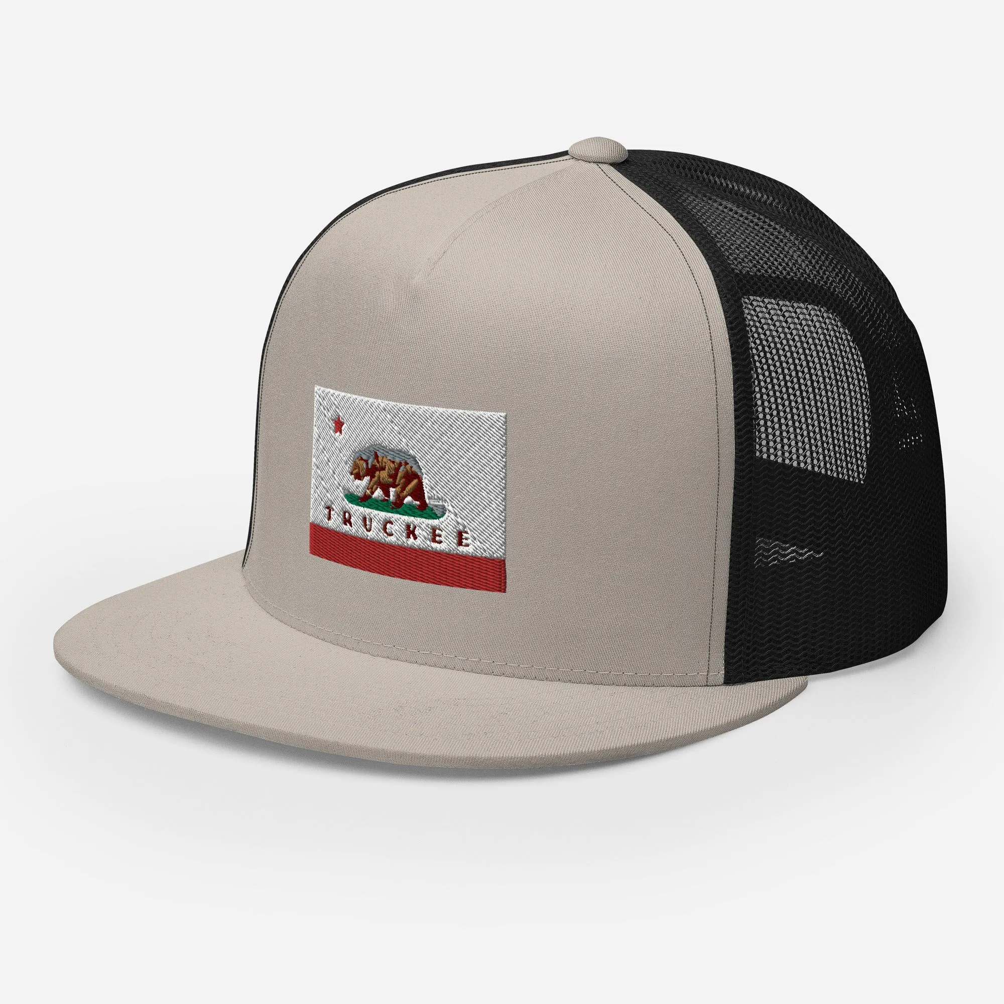 CA Flag Truckee Trucker Cap