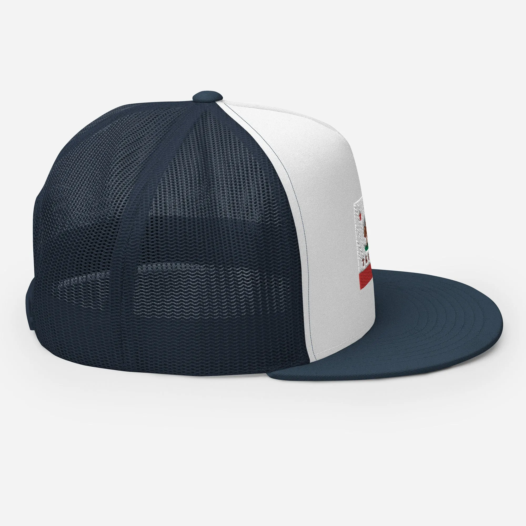 CA Flag Truckee Trucker Cap
