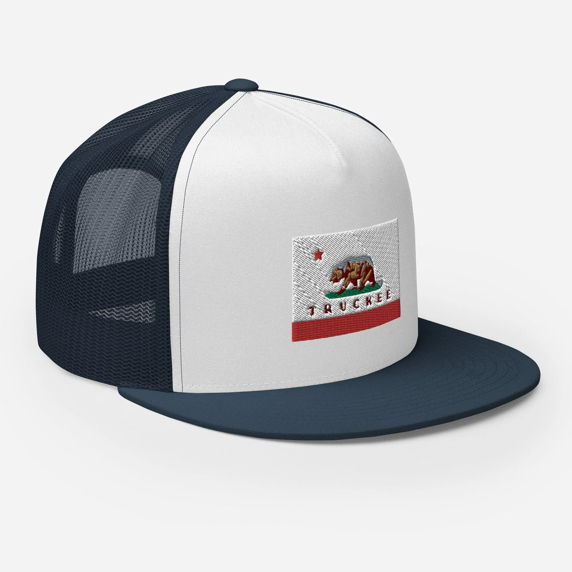 CA Flag Truckee Trucker Cap