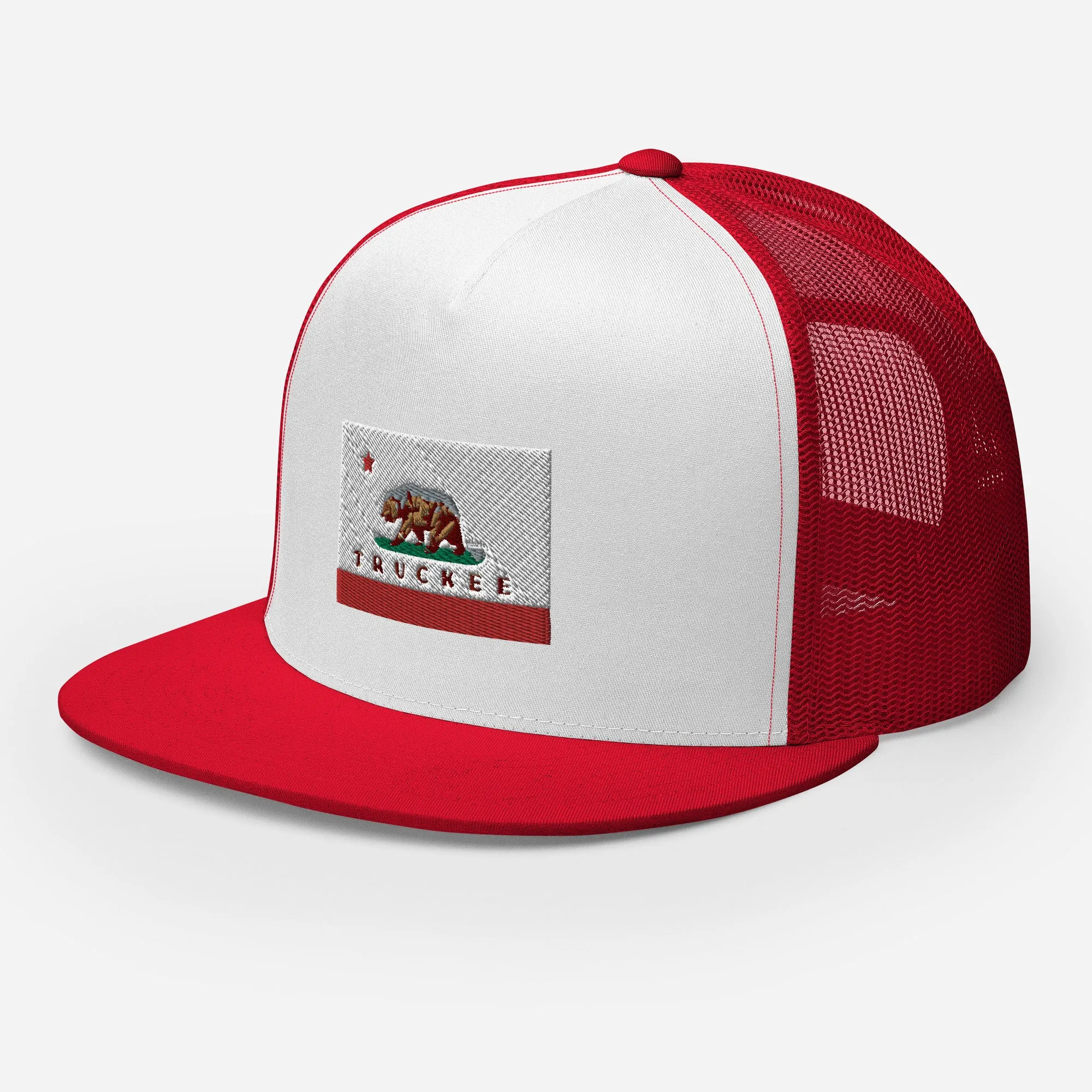 CA Flag Truckee Trucker Cap