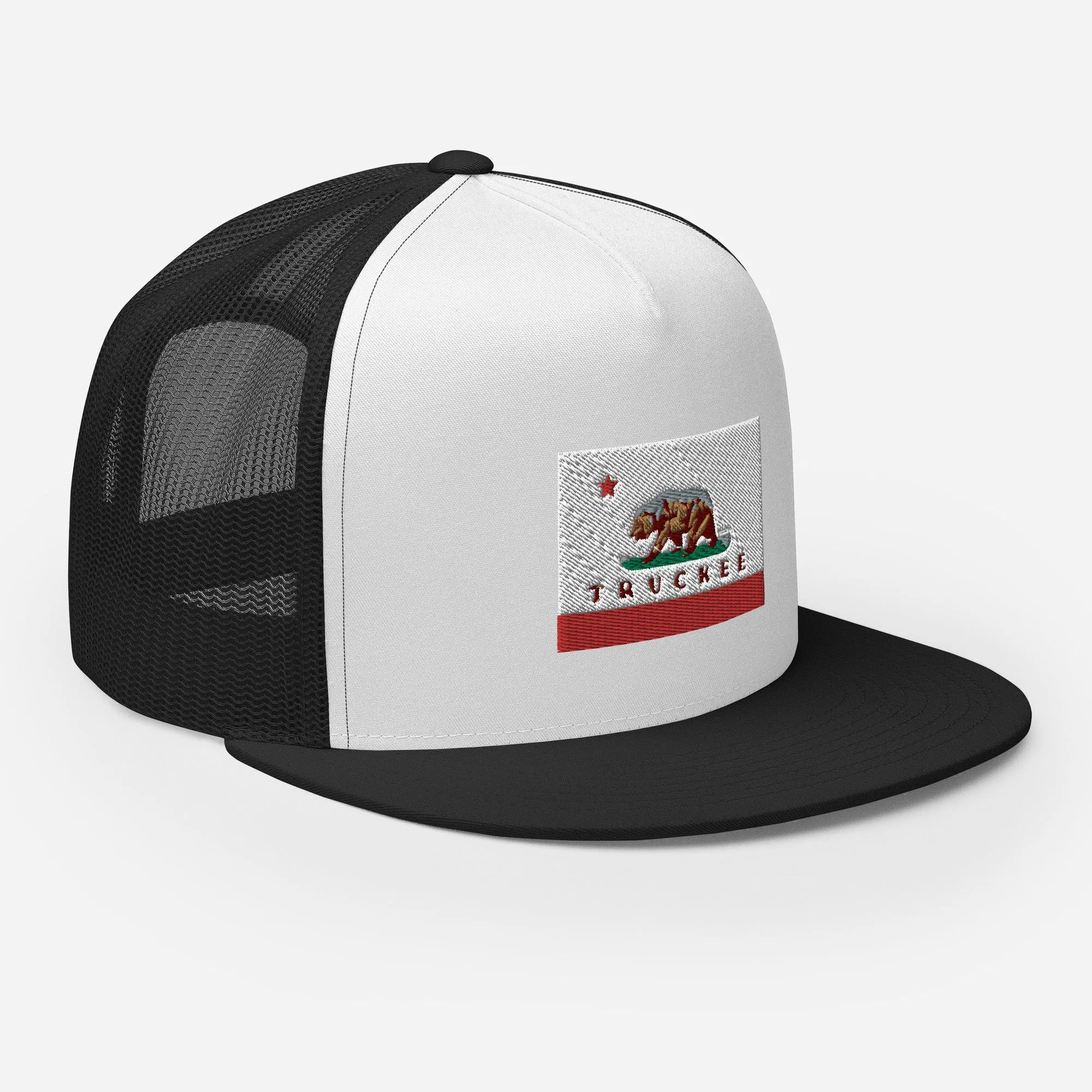 CA Flag Truckee Trucker Cap