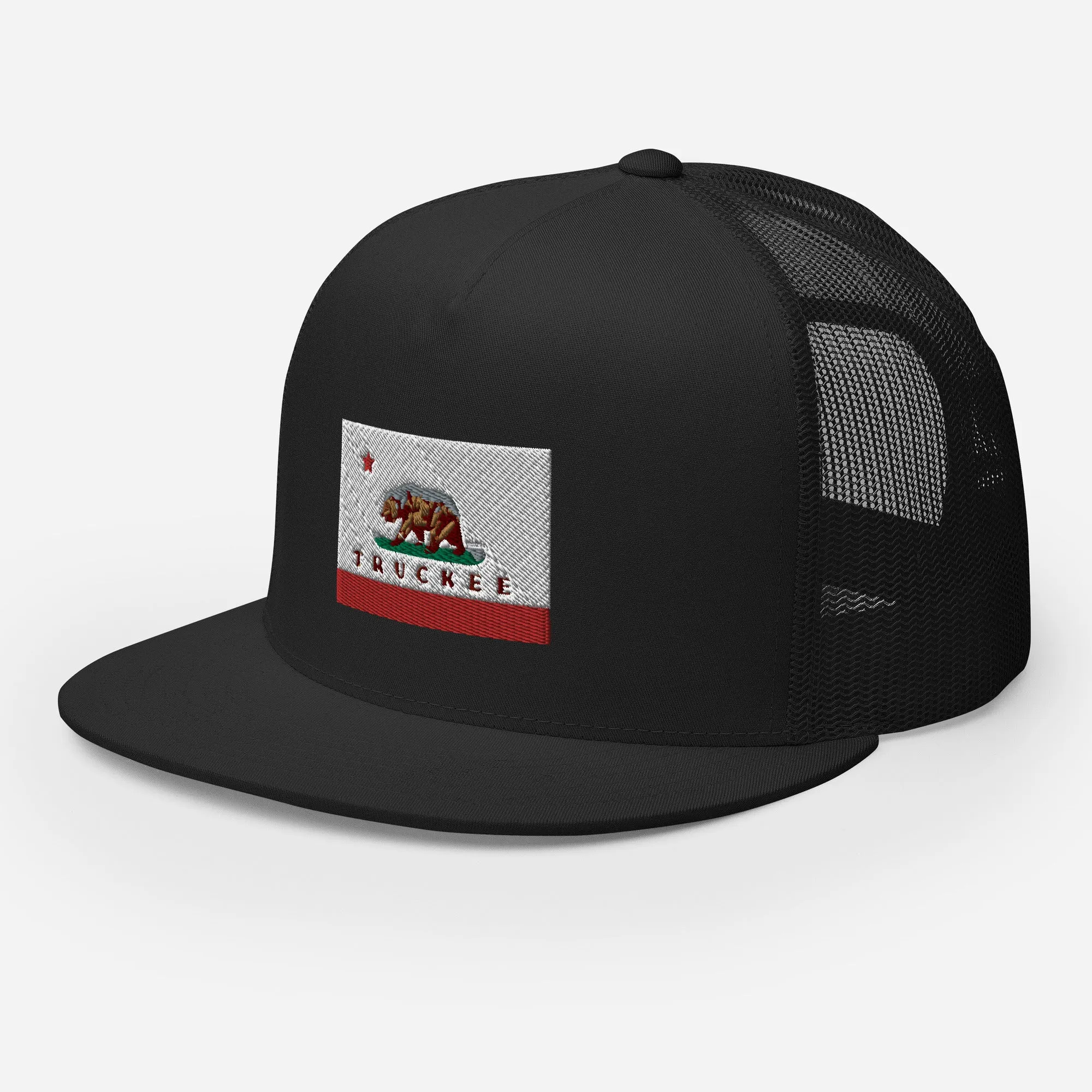 CA Flag Truckee Trucker Cap