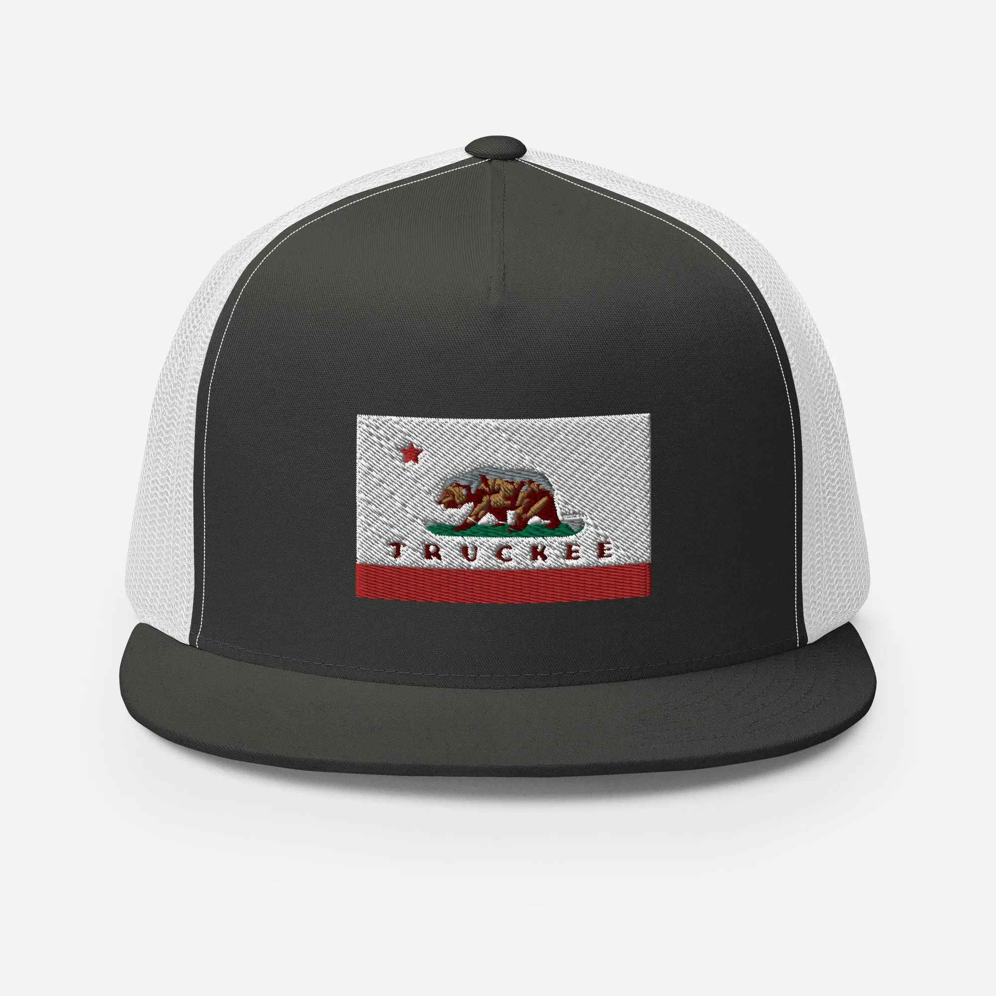 CA Flag Truckee Trucker Cap