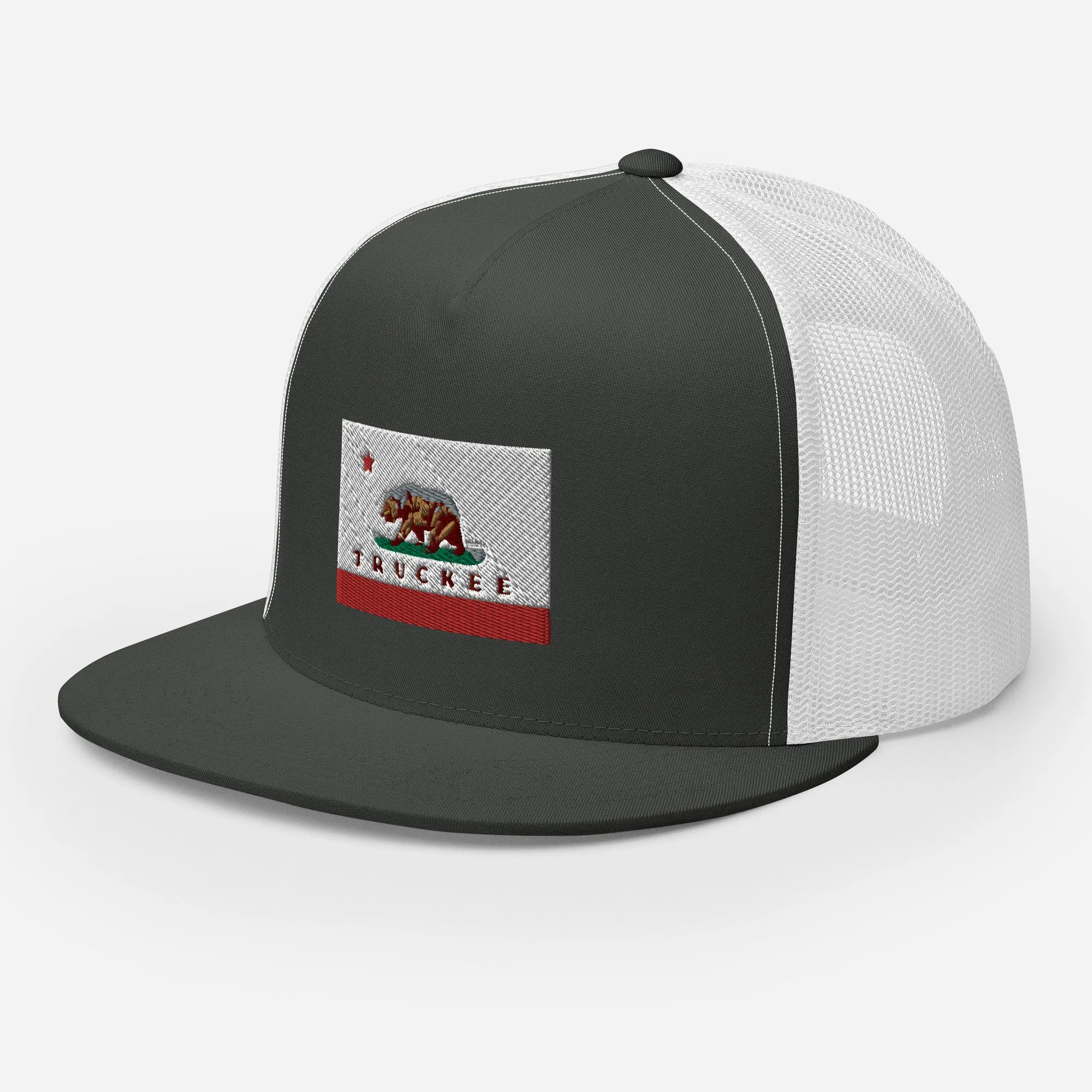 CA Flag Truckee Trucker Cap