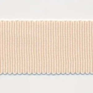 Chambray Grosgrain Ribbon #1 Off White & Light Beige