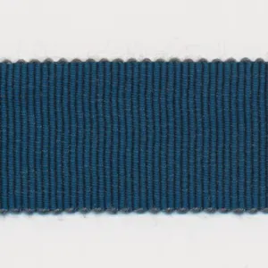 Chambray Grosgrain Ribbon #20 Gray & Indigo