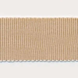 Chambray Grosgrain Ribbon #3 Off White & Peanuts