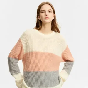 Chic Autumn Loose-Fit Raglan Sleeve Sweater