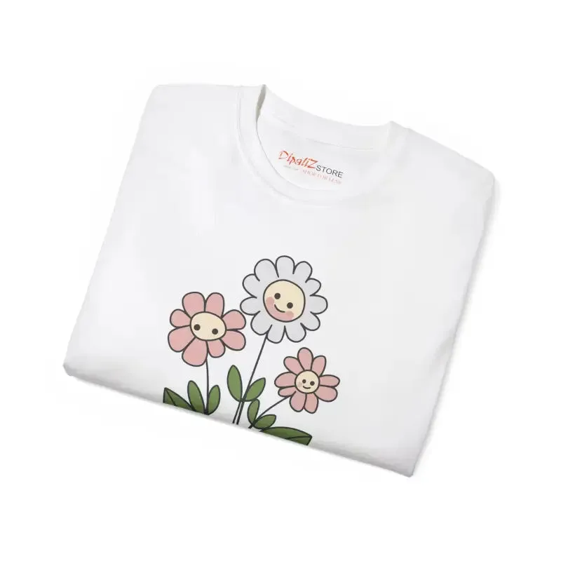 Chic Modern Fashion Unisex Cotton Tee for Moms