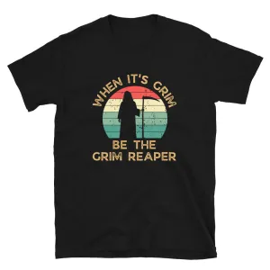 Chiefs Grim Reaper Short-Sleeve Unisex T-Shirt, When It's Grim, Be The Grim Reaper Retro Vintage Shirt