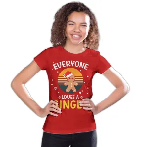 Christmas Ginger Everyone Loves Meme Fun Gingerbread Man Lol Youth T-Shirt