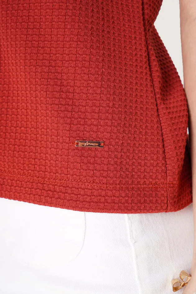 Closet Staples Textured Square Neck Tee