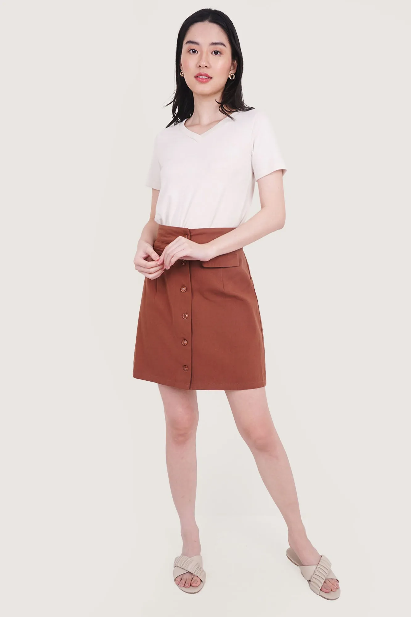 Closet Staples Textured V-Neck Tee