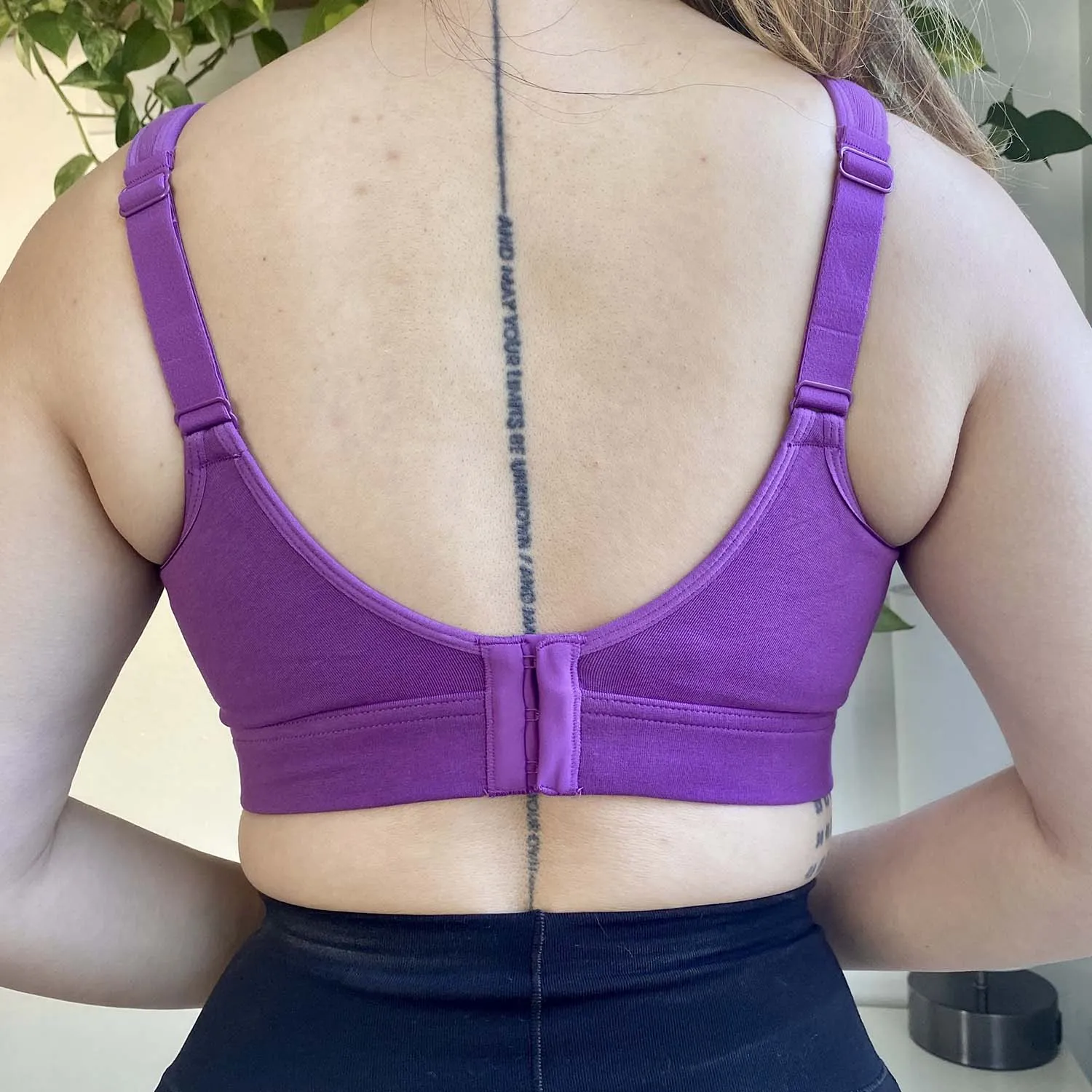 Comfort Cotton Bra - Grape Escape