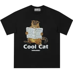 Cool Cat Graphic T-shirt