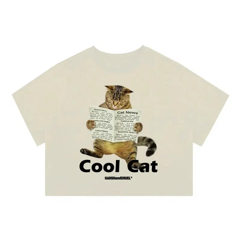 Cool Cat Graphic T-shirt