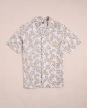 Corfu in Printed Midweight Linen Cotton