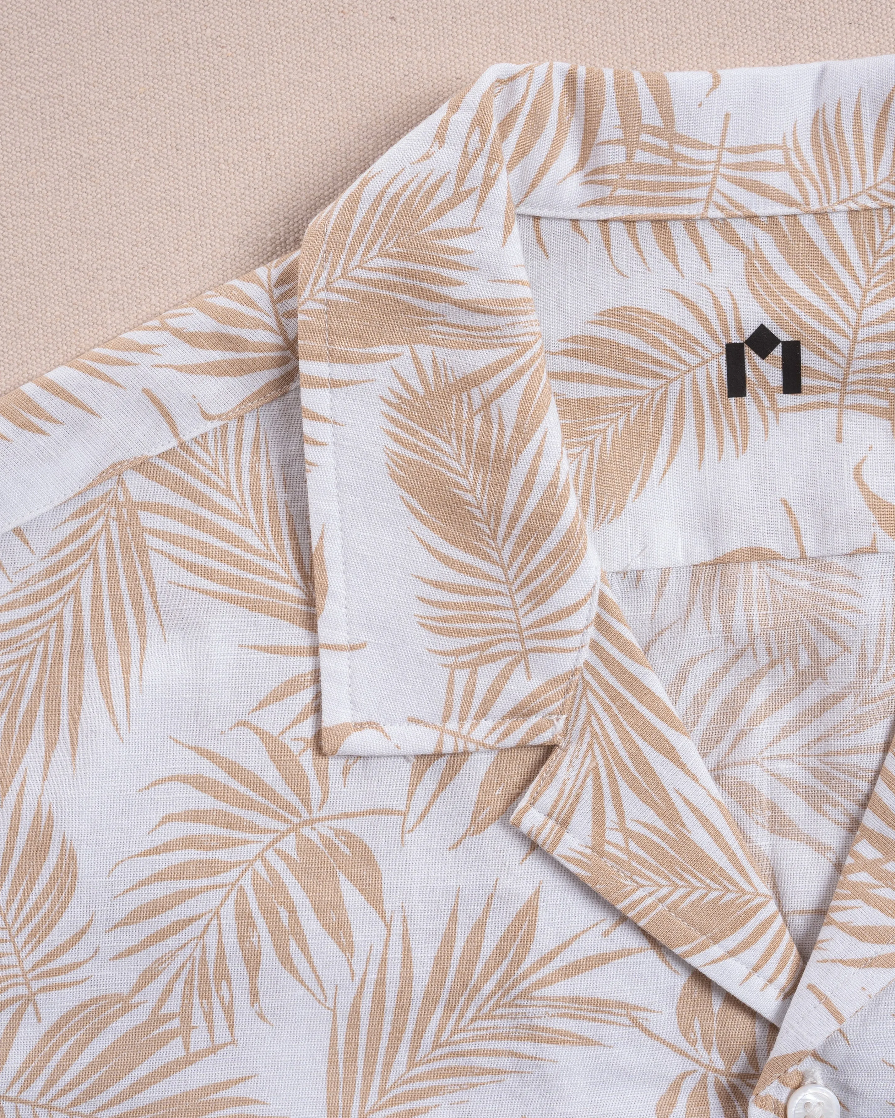 Corfu in Printed Midweight Linen Cotton