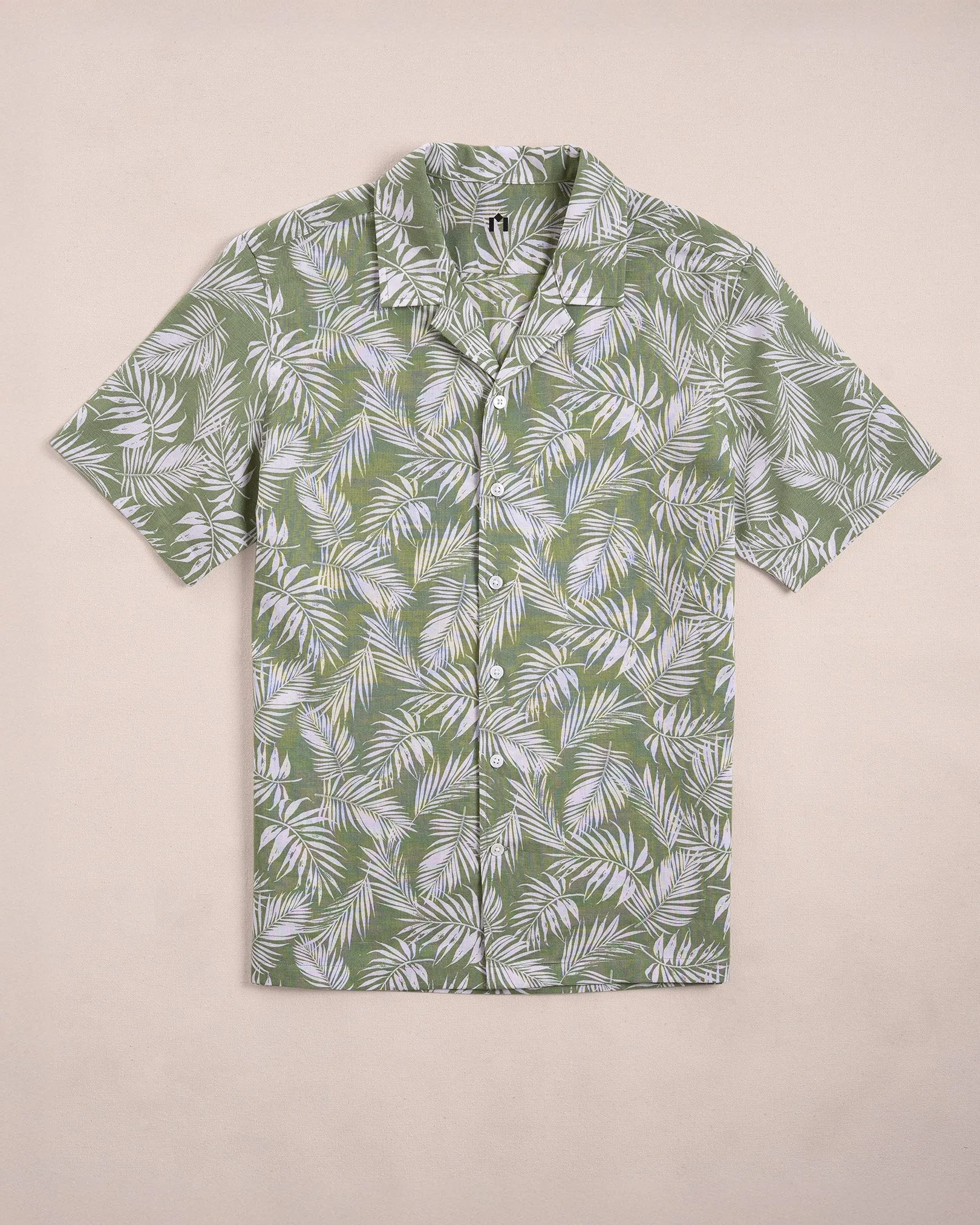 Corfu in Printed Midweight Linen Cotton