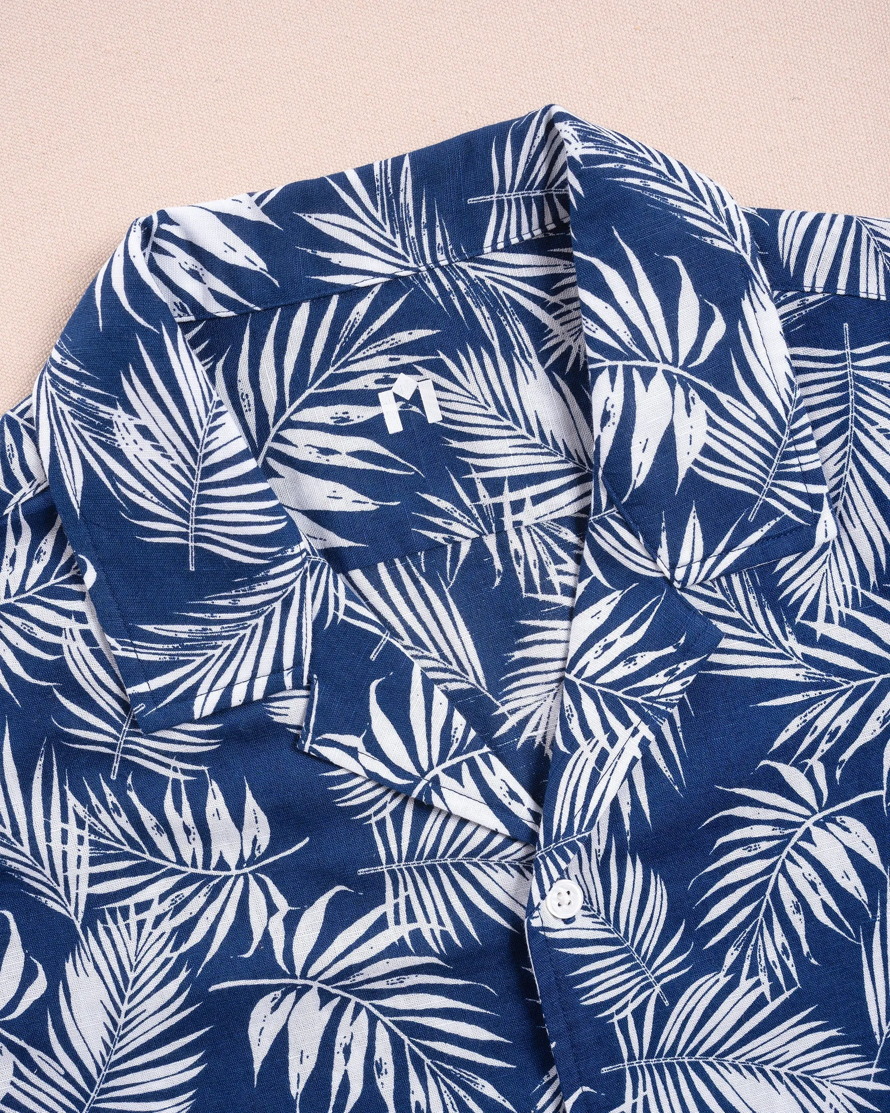 Corfu in Printed Midweight Linen Cotton