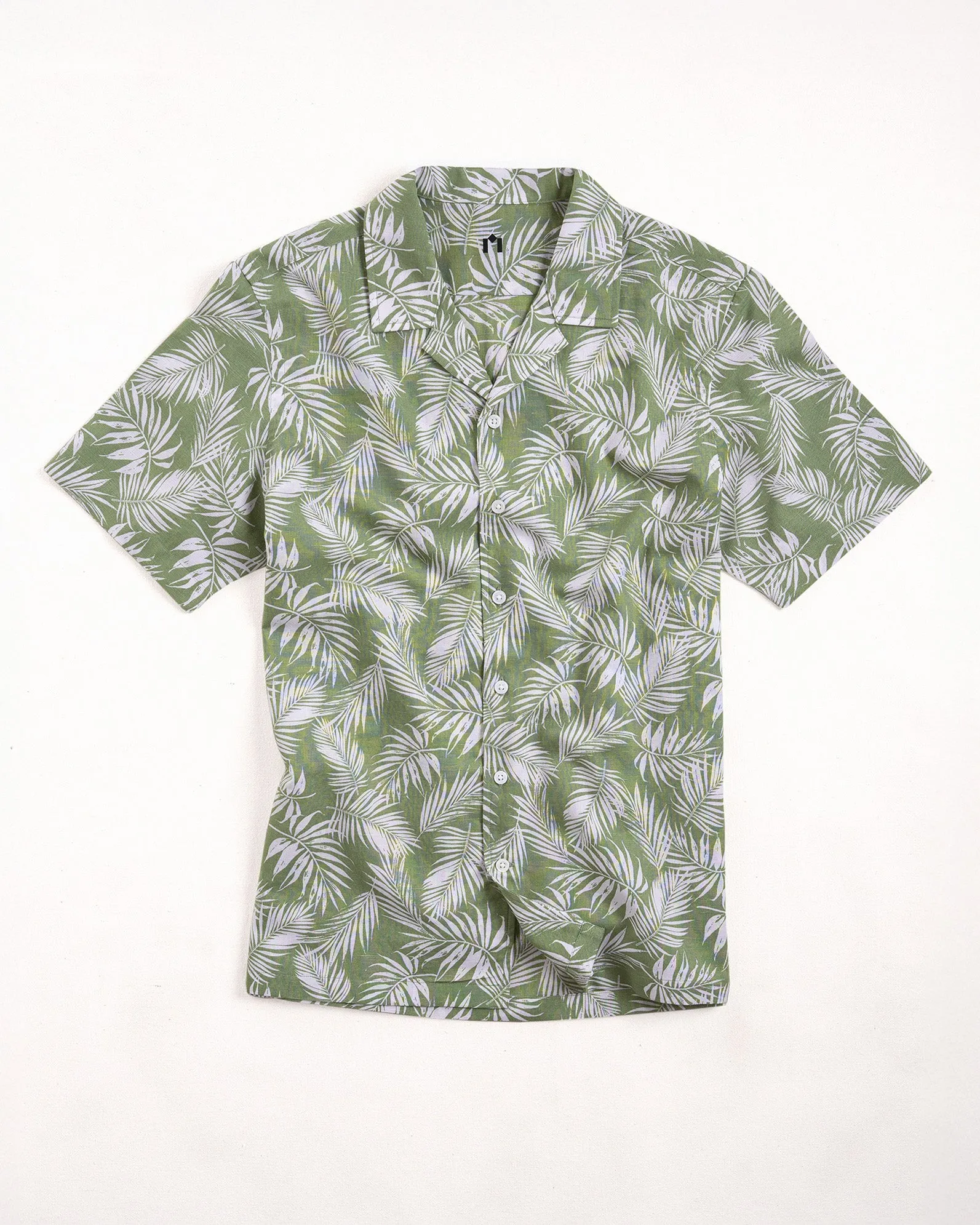 Corfu in Printed Midweight Linen Cotton