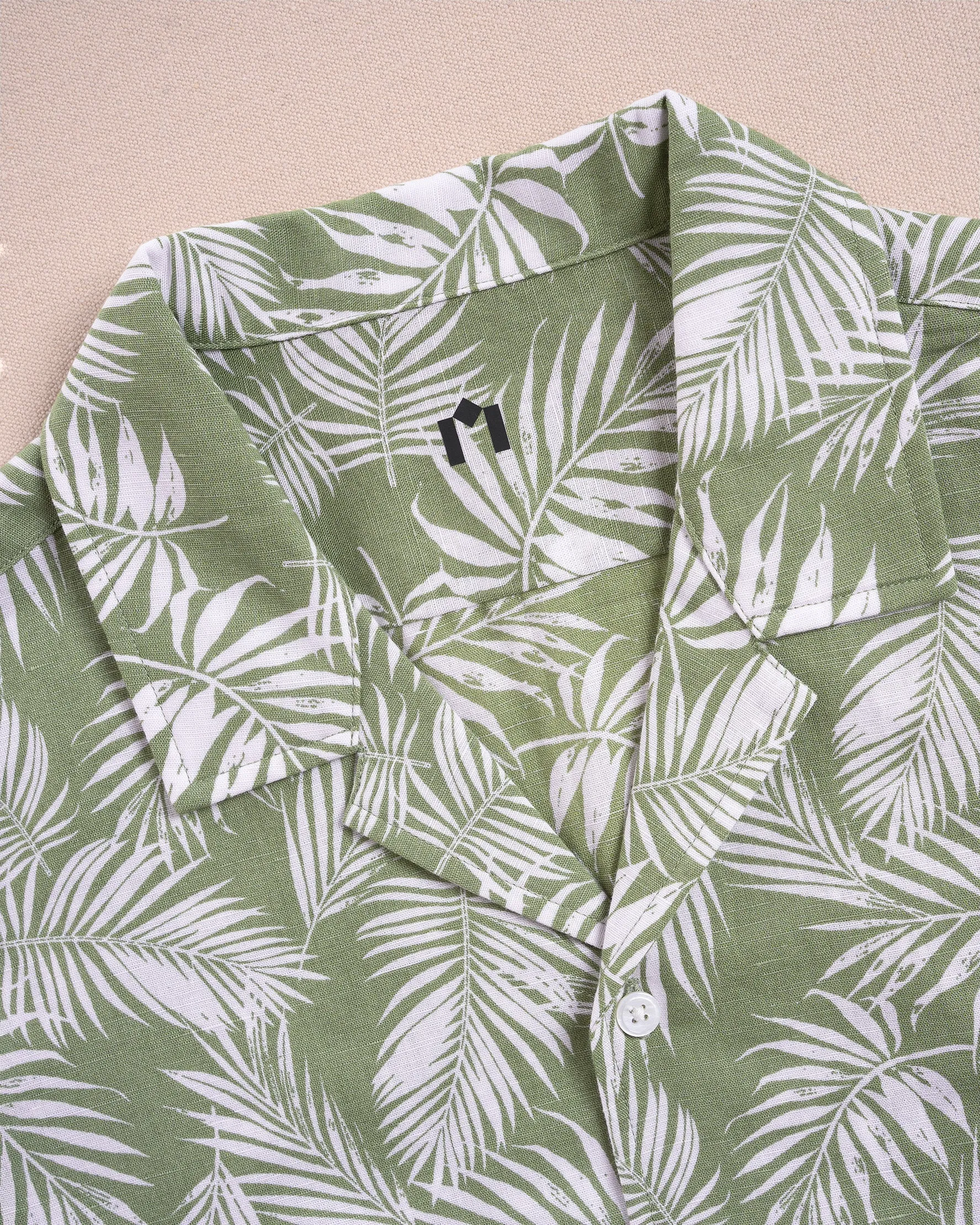 Corfu in Printed Midweight Linen Cotton