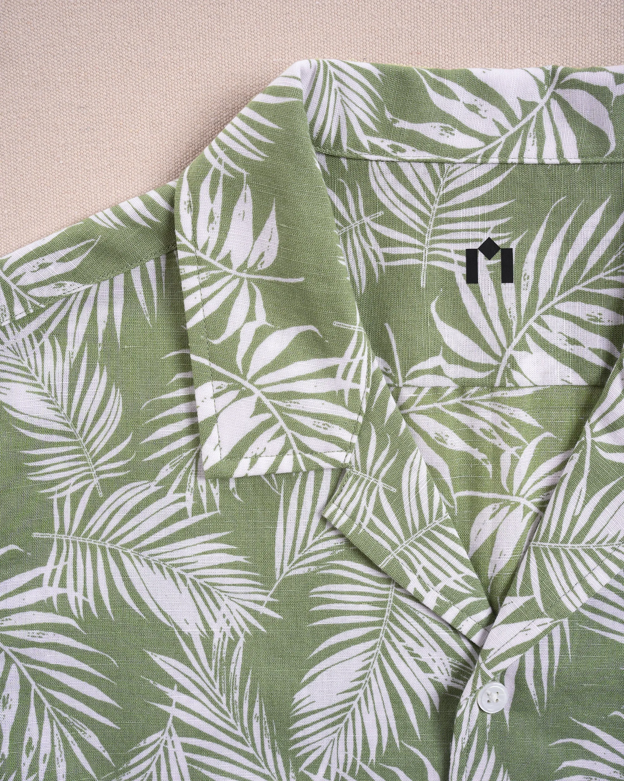 Corfu in Printed Midweight Linen Cotton