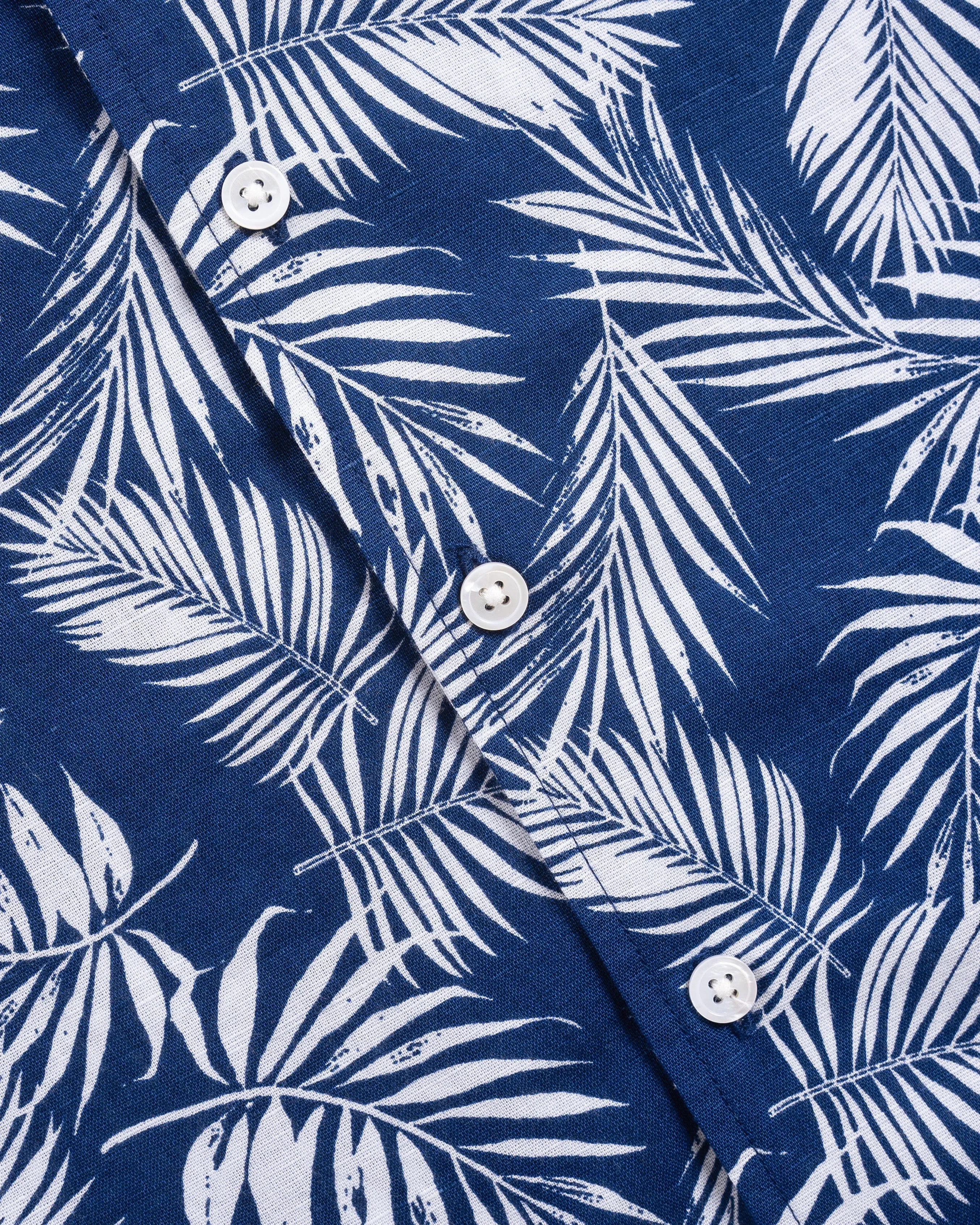 Corfu in Printed Midweight Linen Cotton