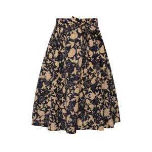 Cotton Skirt Snowbell Black