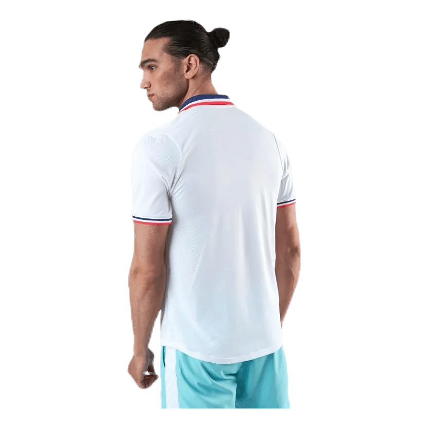 Court Slam Polo White/Green