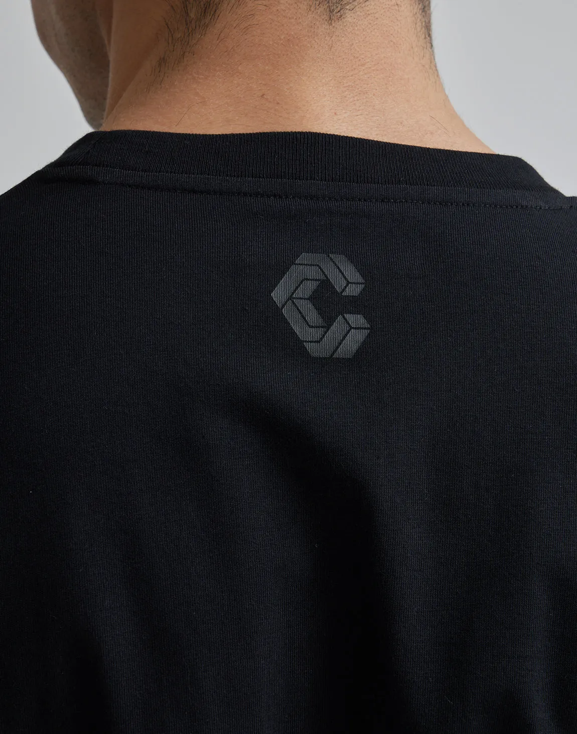 CRONOS LINE OVERSIZE T-SHIRTS【BLACK】