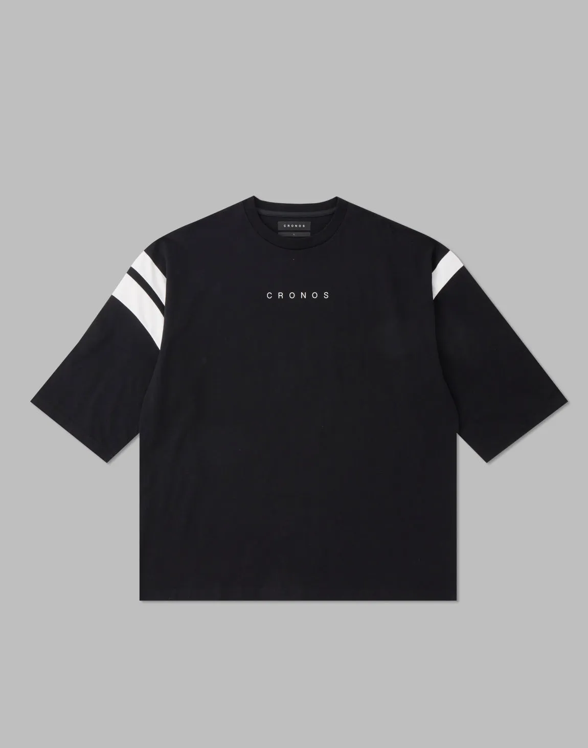 CRONOS LINE OVERSIZE T-SHIRTS【BLACK】