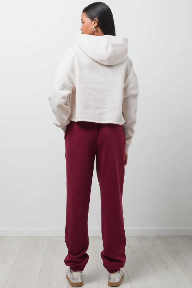 Crop Hoodie Natural