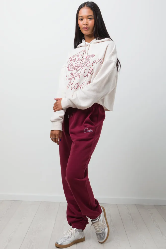 Crop Hoodie Natural