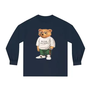 Custom Drip Classic Long Sleeve Bear T-Shirt