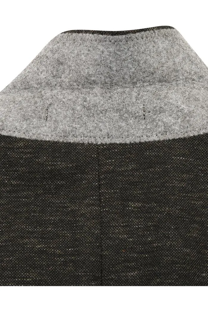 Dark Brown Textured Sports Jacket