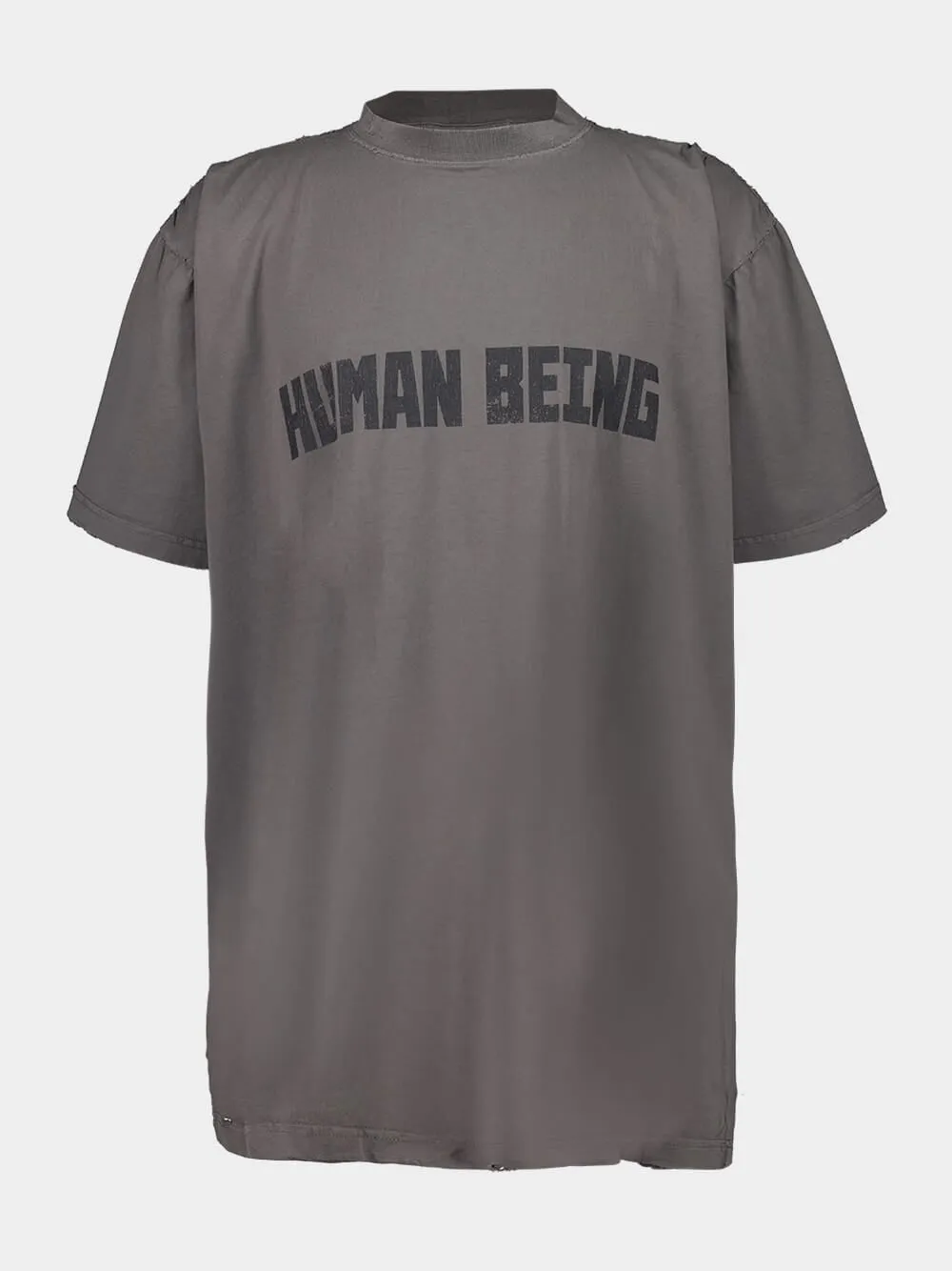 Dark Grey Human Being T-Shirt